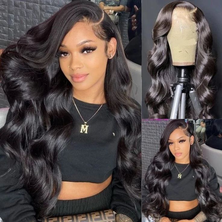 Natural Black Loose Wave 13x4 HD Lace Human Hair