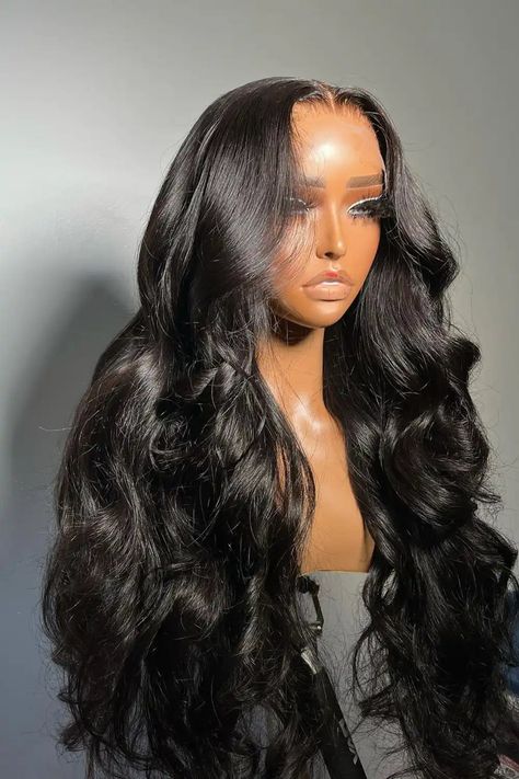 Natural Black Loose Wave 13x4 HD Lace Human Hair