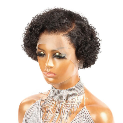 Short Curly Pixie Cut 13x4 HD Lace Bob Wig