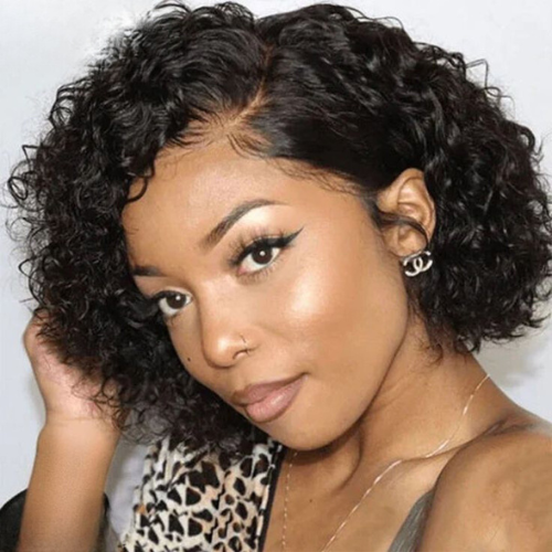 Short Curly Pixie Cut 13x4 HD Lace Bob Wig