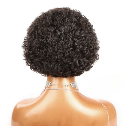 Short Curly Pixie Cut 13x4 HD Lace Bob Wig