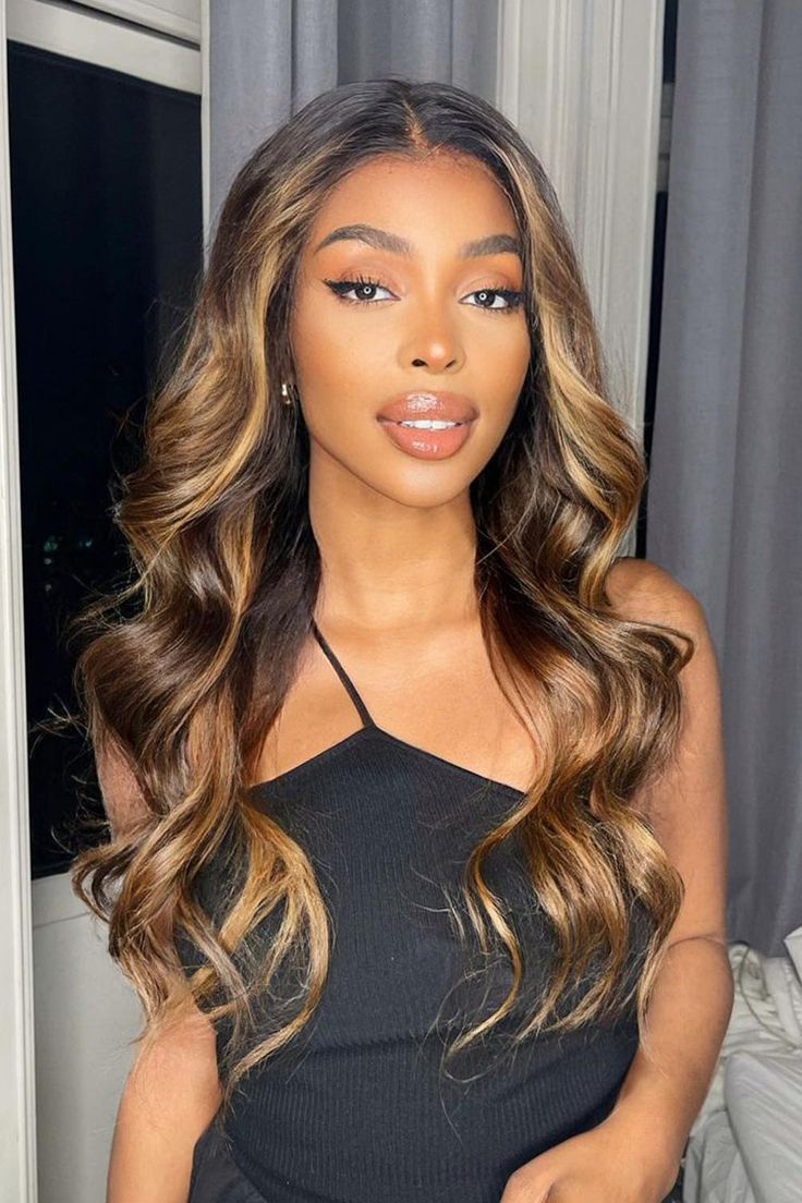 Stunning Highlight Loose Body Wave Undetectable HD Lace Closure