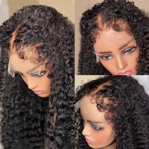4C Edges Curly HD Lace Human Wig