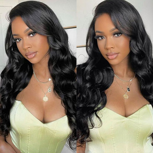 5x5 Brazilian Body Wave HD Lace Closure Wig Pre-Plucked Hairline
