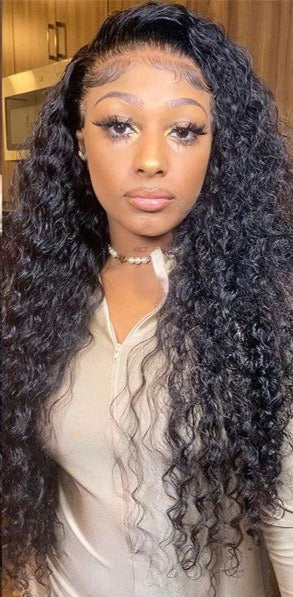 Water Wave 5x5 Closure Undetectable Lace Wig HD Lace Glueless