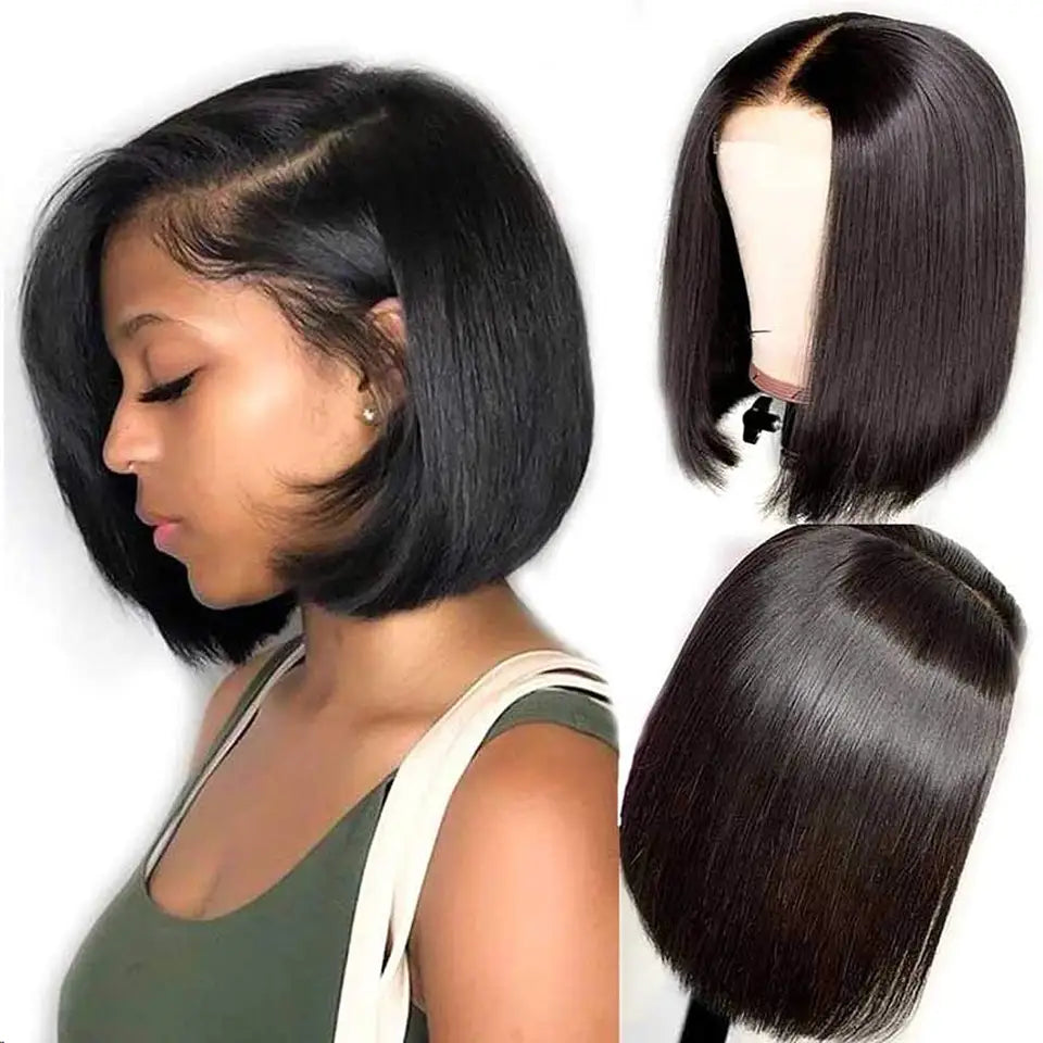 Straight Bob Wig Undetectable HD Lace Glueless