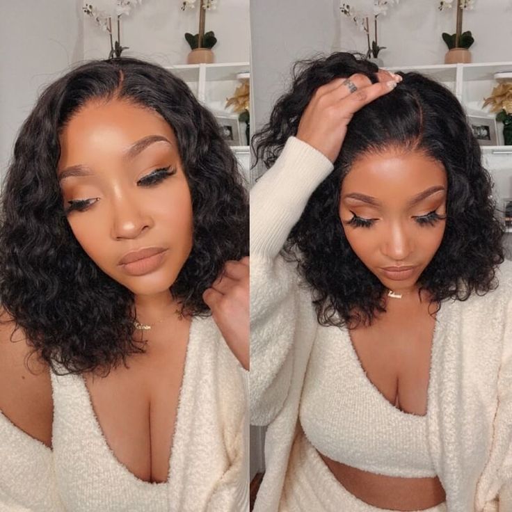 Water Wave Bob Wig Wear and Go Glueless Lace