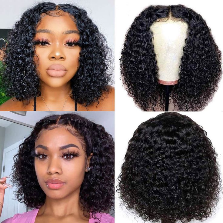 Deep Wave Bob Wig Undetectable HD Lace