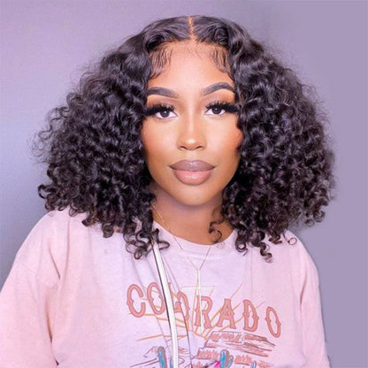 Deep Wave Bob Wig Undetectable HD Lace