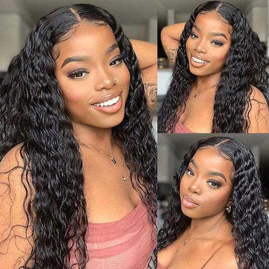Malaysian Jerry Curly Transparent HD Lace Human Wig 13x6