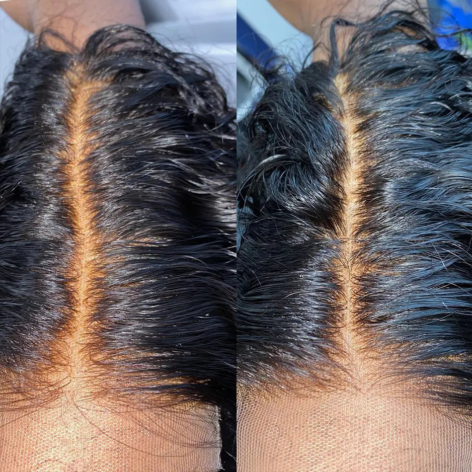 Jerry Curly Natural Hairline Pre Plucked  HD Lace