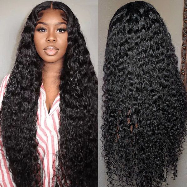 Melting Glueless Curly Undetectable Swiss HD Lace Closure Wig