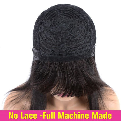 Body Wave With Bangs HD Lace Glueless