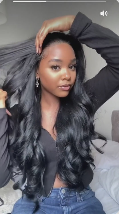 Transparent HD Lace Body Wave Raw Indian Hair