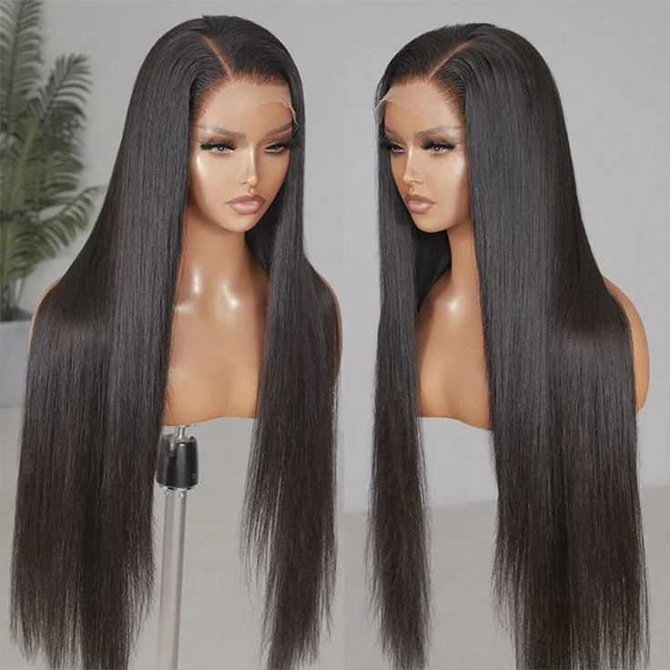 Straight 100% Virgin HD Full Lace Front Human Hair Wig